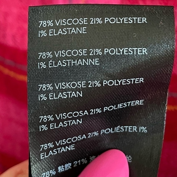 Anthropologie Isadora Pink Plaid Flannel Top, Size XS - Picture 10 of 10